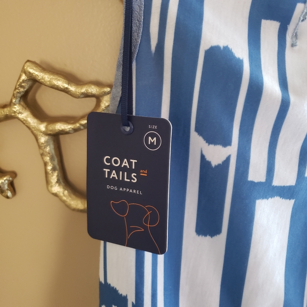 Print Dog Dress Blue Brand New - Picture 2 of 8